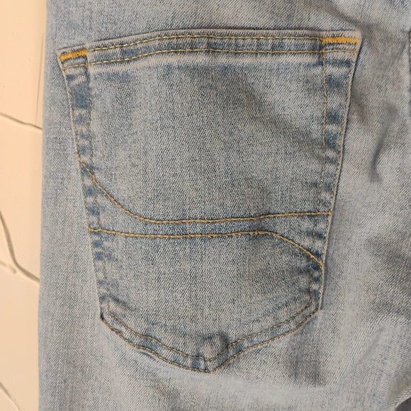 Men's Hollister Skinny Jeans Light Wash Stretchy Denim Plain Style Abercrombie - Picture 11 of 14